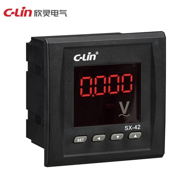 Medidor digital de corriente y voltaje serie SX