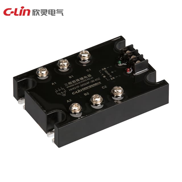 Relé de estado sólido trifásico de avance y reversa serie HHG1F